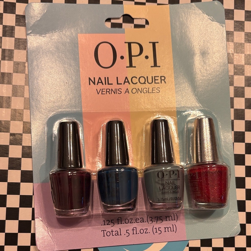 OPI Mini Nail Lacquer Collection 4 Pack!